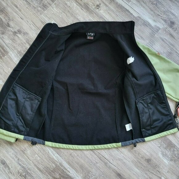 North Face Summit Series Windproof Soft Shell Jacket Jacket Mint Green Size M - Picture 8 of 16